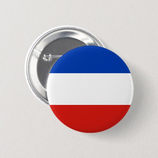 Flagge Schleswig-Holstein Pinback-Button Button (Vorne & Hinten)