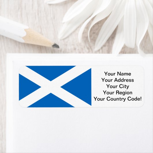 Flagge Schottland (Insitu)