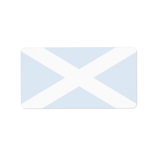 Flagge Schottland Adressaufkleber (Vorne)
