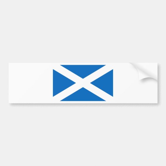 Flagge Schottland Autoaufkleber (Vorne)