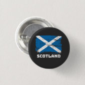 Flagge Schottland Button (Vorne & Hinten)