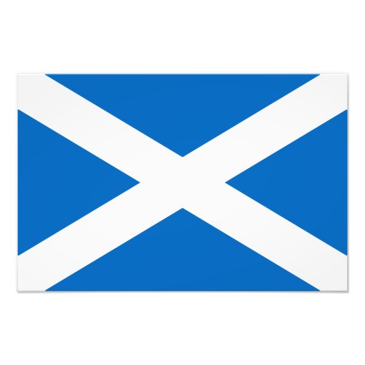 Flagge Schottland Fotodruck (Vorne)