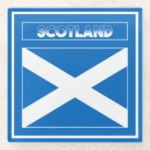 Flagge Schottland Glasuntersetzer