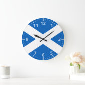 Flagge Schottland Große Wanduhr (Zuhause)