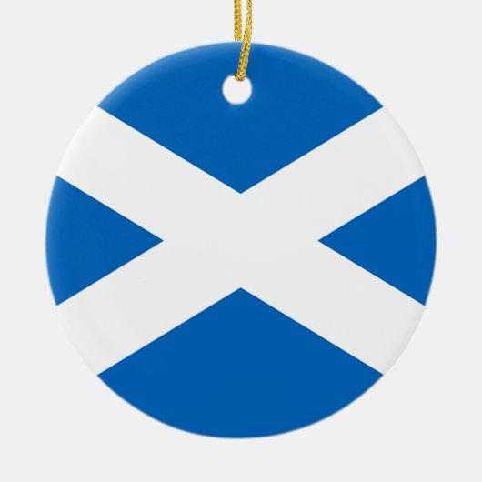Flagge Schottland Keramikornament (Vorne)