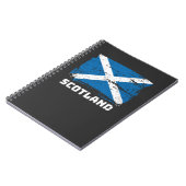 Flagge Schottland Notizblock (Linke Seite)