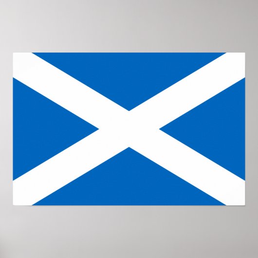 Flagge Schottland Poster (Vorne)
