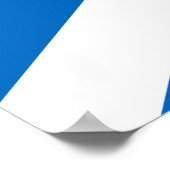 Flagge Schottland Poster (Ecke)