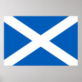 Flagge Schottland Poster (Vorne)