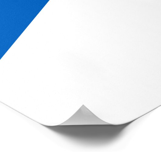 Flagge Schottland Poster (Ecke)