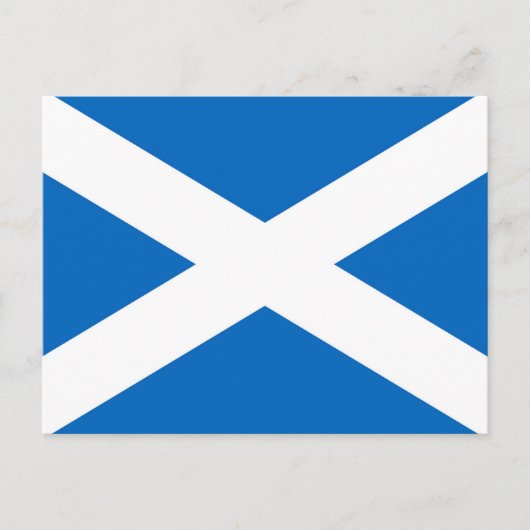 Flagge Schottland Postkarte (Vorderseite)