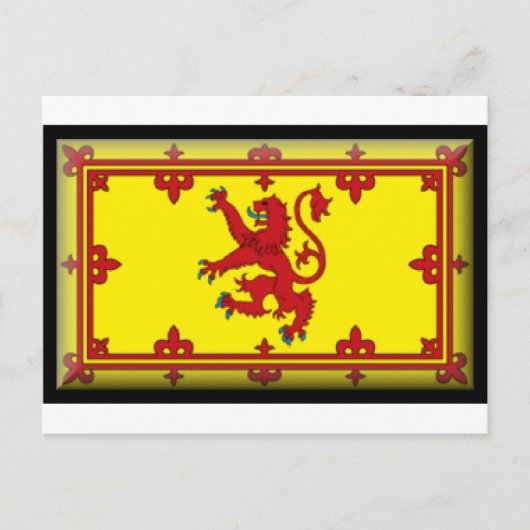 Flagge Schottland Postkarte (Vorderseite)