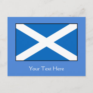 Flagge Schottland Postkarte