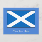 Flagge Schottland Postkarte (Vorderseite)