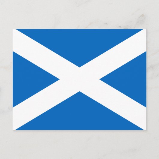 Flagge Schottland Postkarte (Vorderseite)