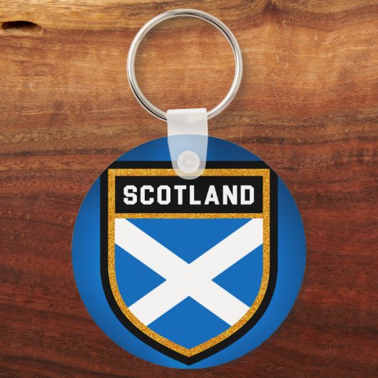 Flagge Schottland Schlüsselanhänger (Vorderseite)
