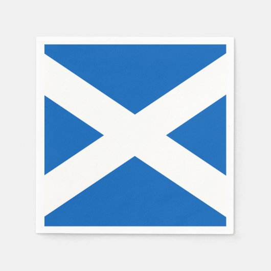 Flagge Schottland Serviette (Vorderseite)