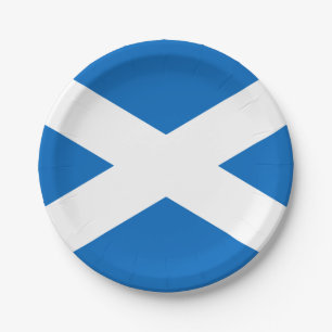Flagge SchottlandpapierTellers Pappteller