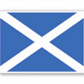 Flagge Schottlands Aufkleber (Vorderseite)