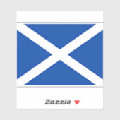 Flagge Schottlands Aufkleber (Blatt)