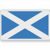 Flagge Schottlands Aufkleber (Vorderseite)