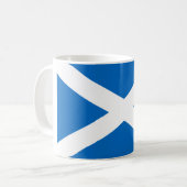 Flagge Schottlands - Bratach na h-Alba Kaffeetasse (Vorderseite Links)