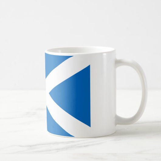 Flagge Schottlands - Bratach na h-Alba Kaffeetasse (Rechts)