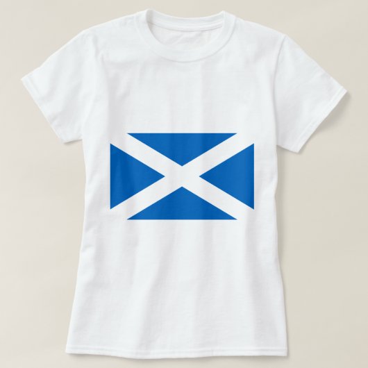 Flagge Schottlands - Bratach na h-Alba T-Shirt (Design vorne)