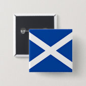 Flagge Schottlands Button (Vorne & Hinten)