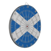 Flagge Schottlands Dartscheibe (Vorderseite Links)