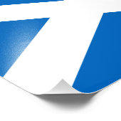 Flagge Schottlands Fotodruck (Ecke)