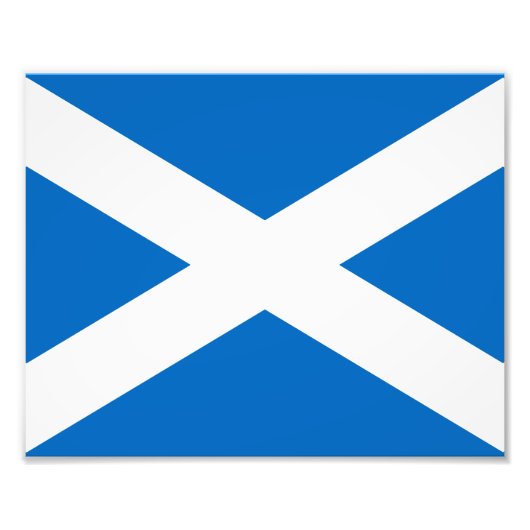 Flagge Schottlands Fotodruck (Vorne)