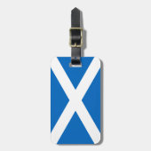 Flagge Schottlands Gepäckanhänger (Vorderseite vertikal)