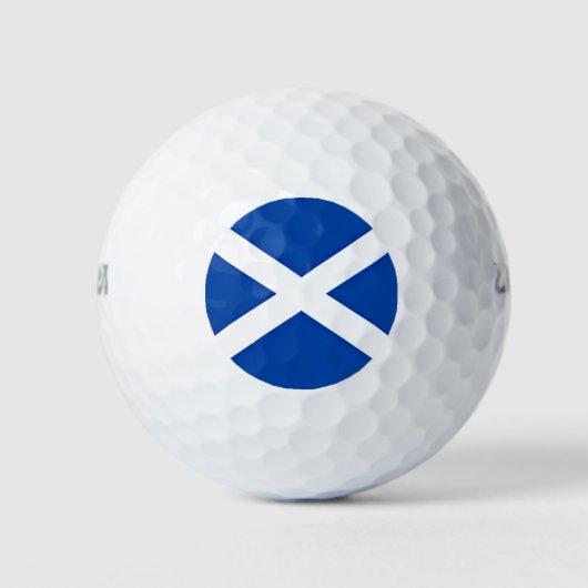 Flagge Schottlands Golfball (Vorderseite)