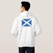 Flagge Schottlands Hoodie (Schwarz voll)
