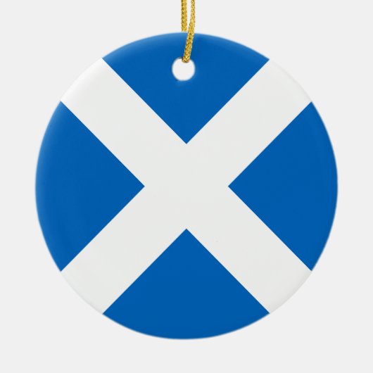 Flagge Schottlands Keramik Ornament (Vorne)