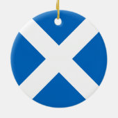 Flagge Schottlands Keramik Ornament (Hinten)