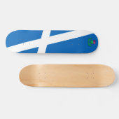 Flagge Schottlands mit Distel Skateboard (Horizontal)