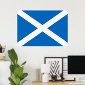 Flagge Schottlands Poster (Heimbüro)