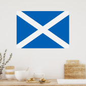 Flagge Schottlands Poster (Küche)