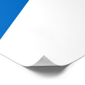 Flagge Schottlands Poster (Ecke)
