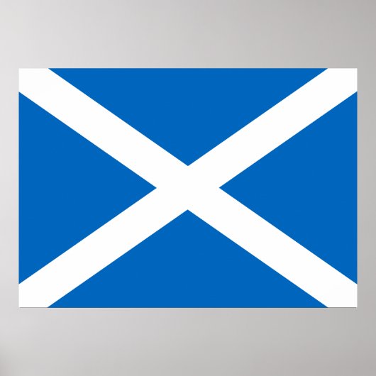 Flagge Schottlands Poster (Vorne)