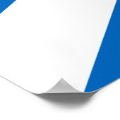 Flagge Schottlands Poster (Ecke)