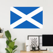 Flagge Schottlands Poster (Heimbüro)