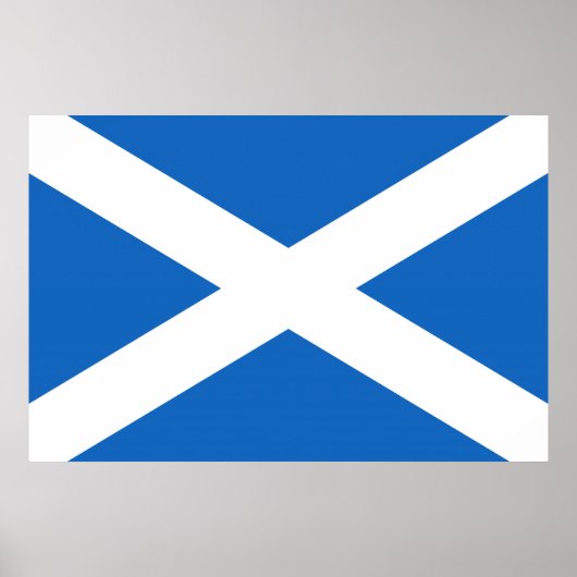 Flagge Schottlands Poster (Vorne)