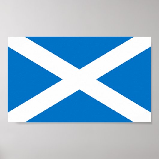 Flagge Schottlands Poster (Vorne)