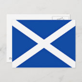 Flagge Schottlands Postkarte (Vorne/Hinten)