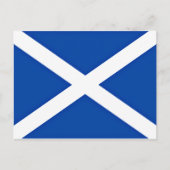 Flagge Schottlands Postkarte (Vorderseite)