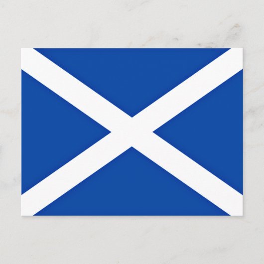 Flagge Schottlands Postkarte (Vorderseite)