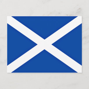 Flagge Schottlands Postkarte